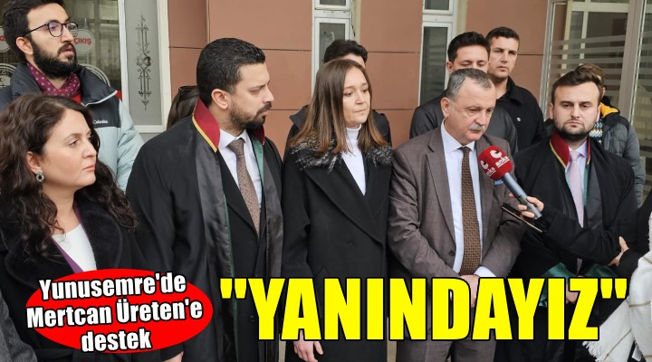 Yunusemre'de Üreten'e destek... ''YANINDAYIZ''