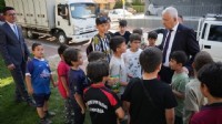 Çocuklar futbol sahası istemişti... Başkan Türkmen'den yerinde inceleme!