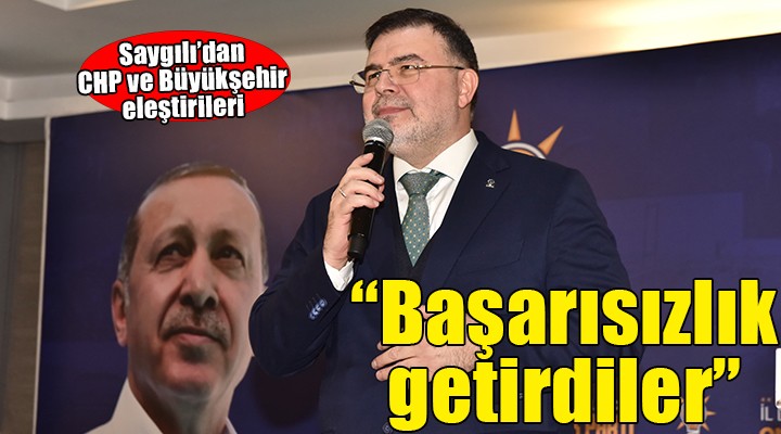 AK Parti İzmir de delege buluşması.. Saygılı: Sadece kasvet ve başarısızlık getirdiler!