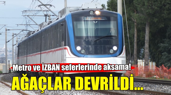 İzmir de sağanak ve fırtına ulaşımı olumsuz etkiledi!