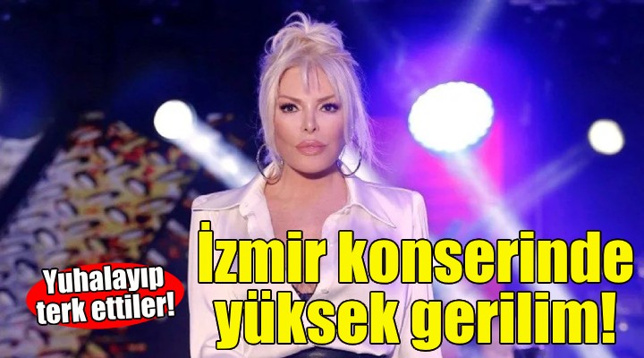 Ajda Pekkan ın İzmir konserinde yüksek gerilim!