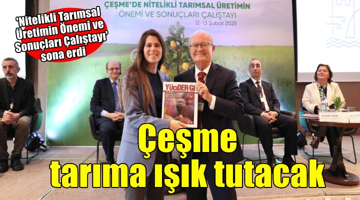 Başkan Denizli: Çeşme tarımının geleceğine ışık tutacak