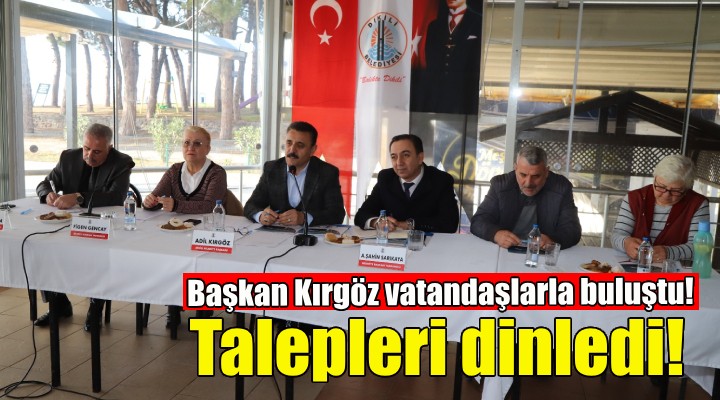 Başkan Kırgöz Kabakum Mahallesi’nde vatandaşlarla buluştu!