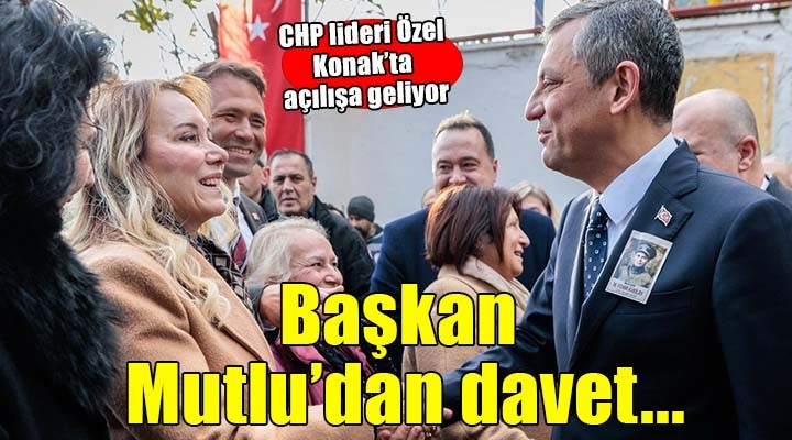 Başkan Mutlu dan açılışa davet...