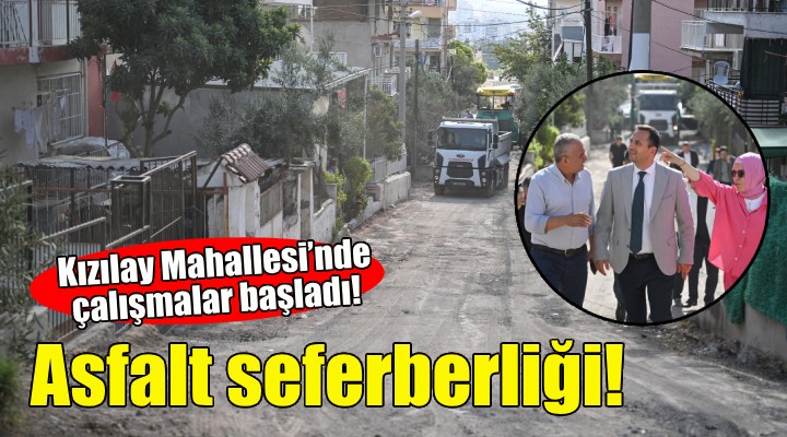 Bornova da asfalt seferberliği!