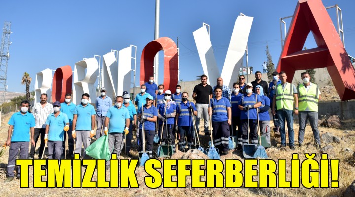 Bornova da temizlik seferberliği!