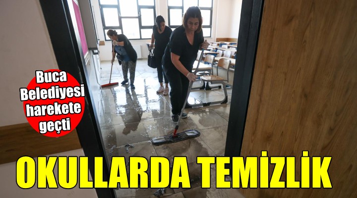 Buca Belediyesi nden okullarda temizlik seferberliği...