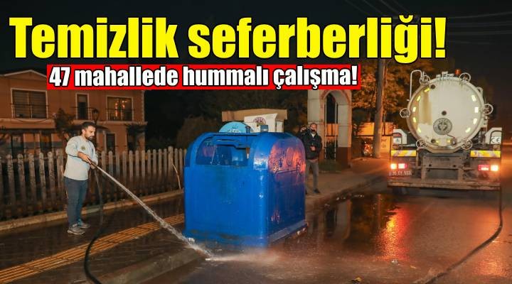 Buca'da temizlik seferberliği!