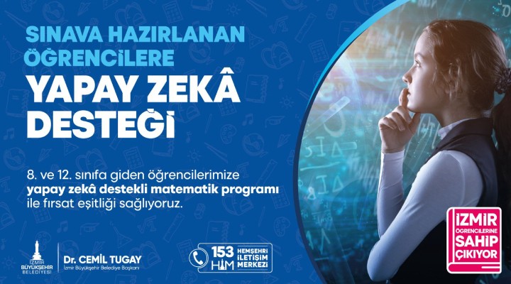 Büyükşehir den yapay zeka destekli matematik dersleri!