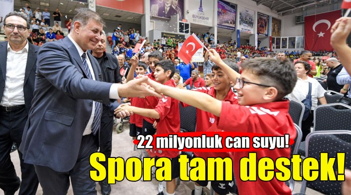 Büyükşehir’den amatör spor kulüplerine 22 milyon liralık can suyu!