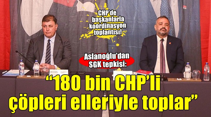 CHP li Aslanoğlu dan SGK borçları tepkisi...  180 bin CHP li çöpleri elleriyle toplar 