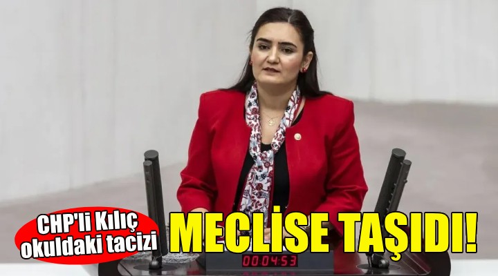 CHP li Kılıç, okuldaki tacizi meclise taşıdı!