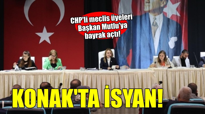 CHP li meclis üyelerinden Başkan Mutlu ya flaş tepki...