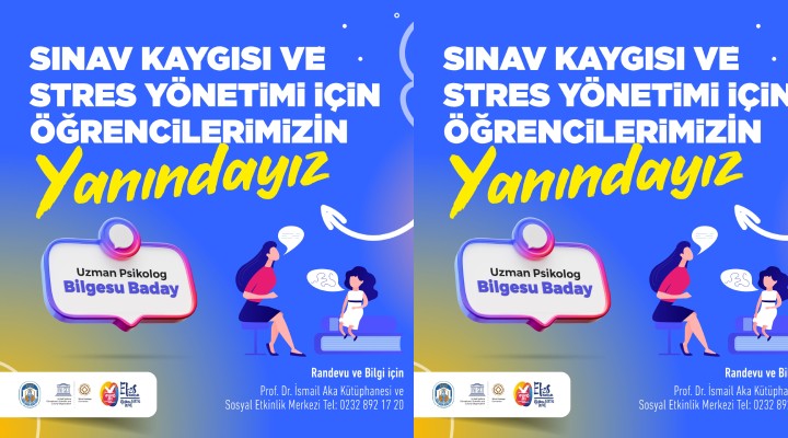 Efes Selçuk ta sınav kaygısı yaşayan öğrencilere destek