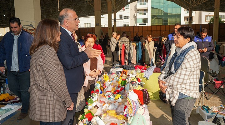 Gaziemir de el emeği ve satış pazarı açıldı