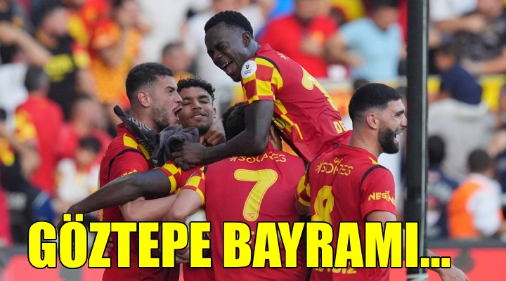 Göztepe de büyük sevinç...