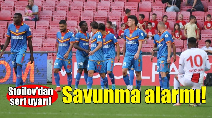 Göztepe de savunma alarmı!