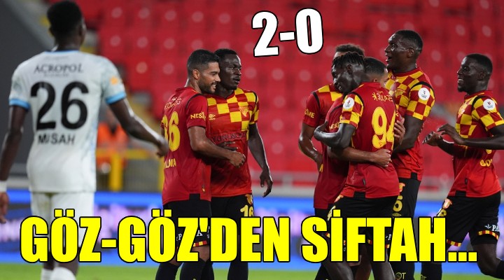 Göztepe den ilk galibiyet...