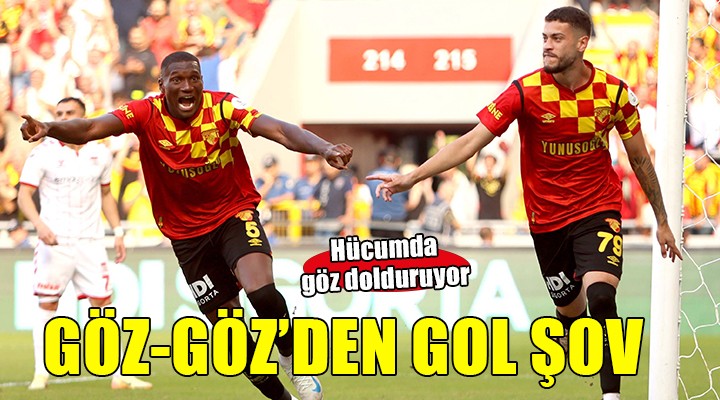 Göztepe hücumda göz doldurdu