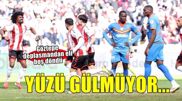 Göztepe nin yüzü gülmüyor...