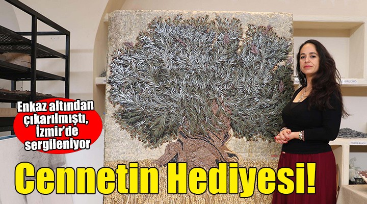 Hatay da enkaz altından çıkarılmıştı...  Cennetin Hediyesi  İzmir de sergileniyor!