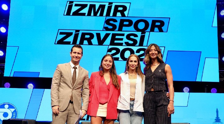 İz bırakan sporcular İzmir Spor Zirvesi nde...