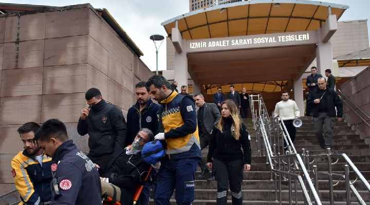 İzmir Adliyesi nde deprem tatbikatı yapıldı