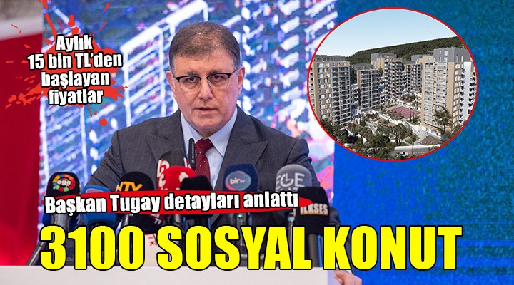 İzmir Büyükşehir den 15 bin TL ye sosyal konut!