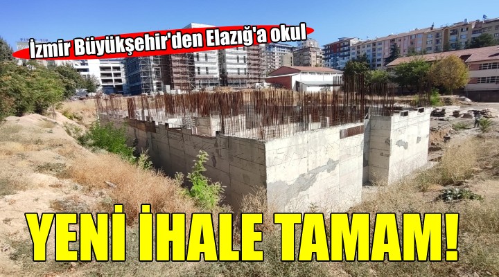 İzmir Büyükşehir den Elazığ a okul...