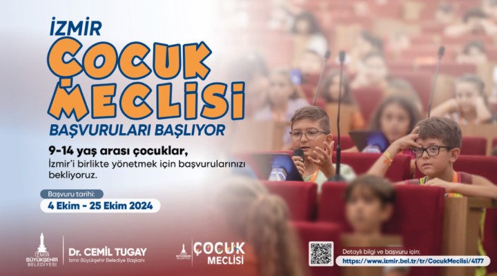 İzmir Çocuk Meclisi başvuruları başlıyor