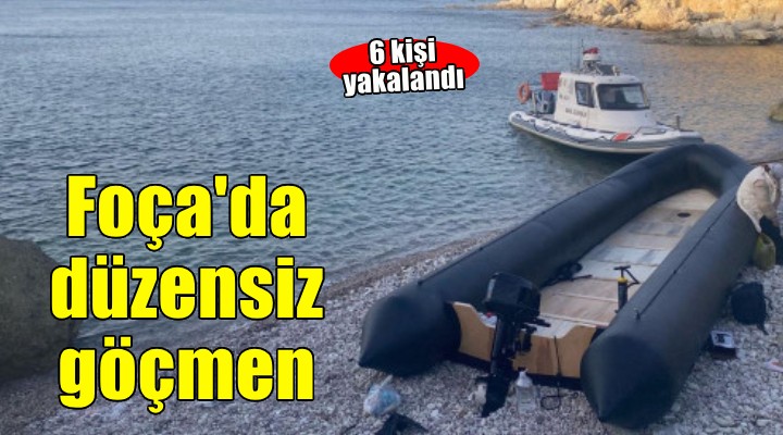 İzmir de 6 düzensiz göçmen yakalandı