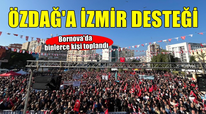 İzmir de Ümit Özdağ a destek mitingi...