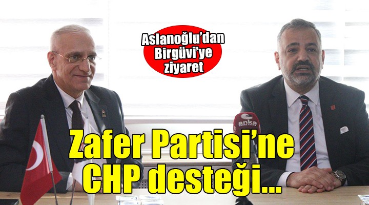 İzmir de Zafer Partisi ne CHP desteği...