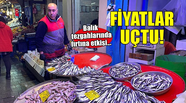 İzmir de balık fiyatları fırladı!