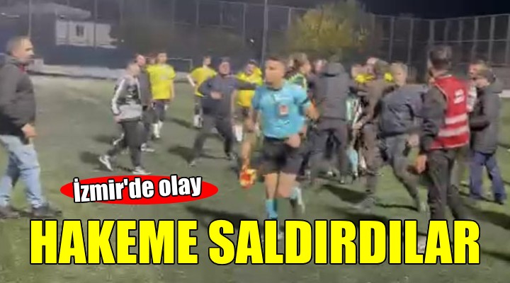 İzmir de hakeme saldıran amatör futbolcu tutuklandı