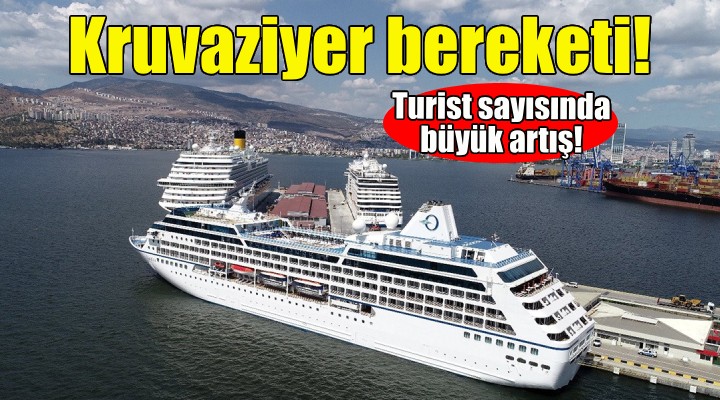 İzmir de kruvaziyer bereketi!