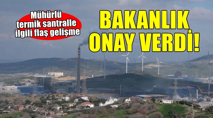 İzmir de mühürlü termik santrale ÇED onayı!