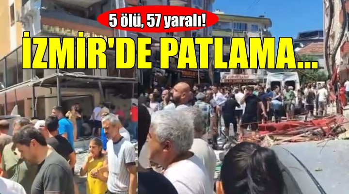 İzmir de patlama: 4 ölü, 20 yi aşkın yaralı!