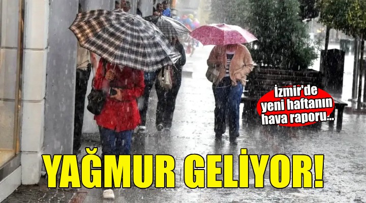 İzmir de sıcaklık artıyor, yağmur geliyor!