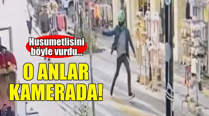 İzmir deki silahlı saldırı kamerada!