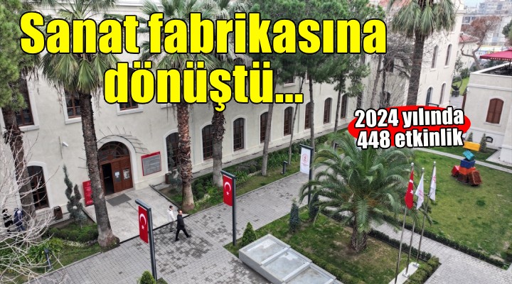 İzmir in tarihi fabrikası kültür sanat üssüne dönüştü