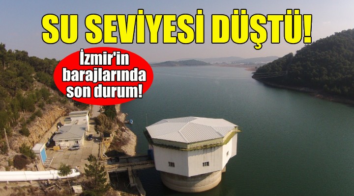 İzmir’in barajlarında su seviyesi düştü!