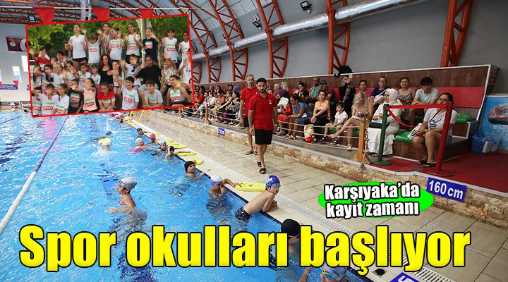 Karşıyaka da yaz spor okulları başlıyor