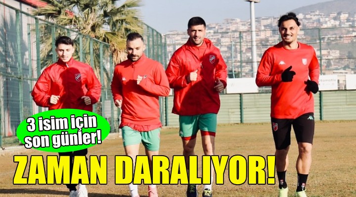 Karşıyaka da zaman daralıyor!