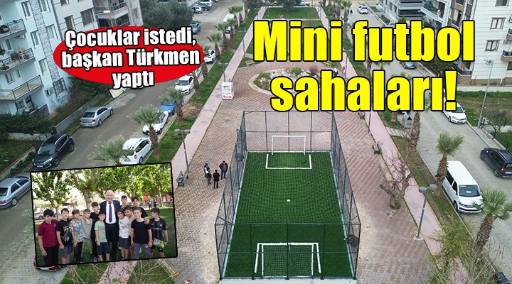 Kemalpaşa ya mini futbol sahaları...