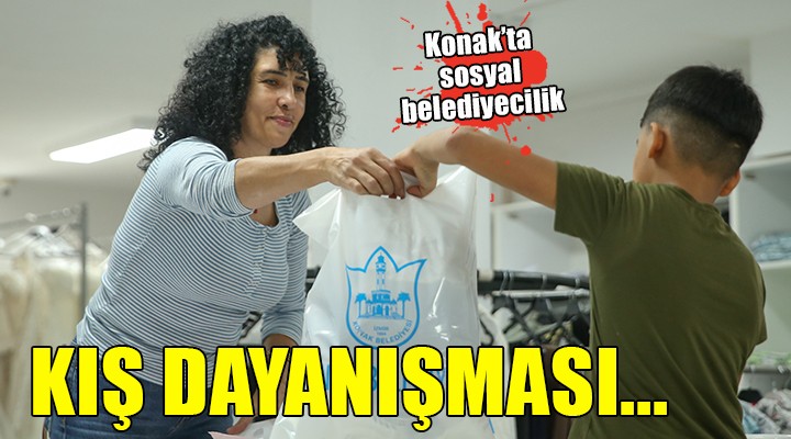 Konak Belediyesi nden kış dayanışması...