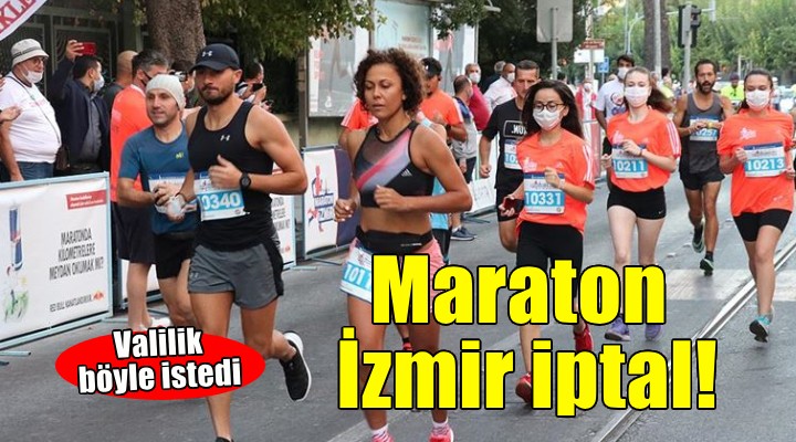 Maraton İzmir bu yıl yapılmayacak!