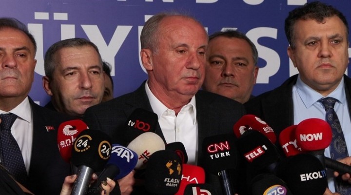 Muharrem İnce Saraçhane de: Desteğim Ekrem İmamoğlu yla