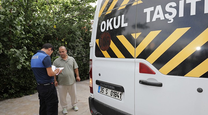 Narlıdere de okul servisleri denetlendi