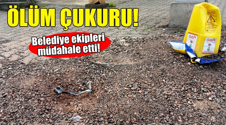 Ölüm çukuruna acil önlem... Başkan Eşki den GDZ Elektrik e tepki!